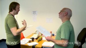 Àdhamh Ó Broi avec Gary Lewis